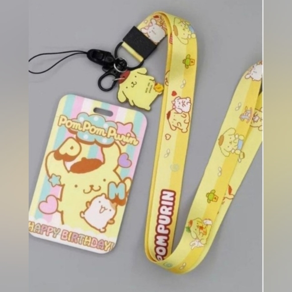 Hello Kitty Other - Hello Kitty Pompompurin Lanyard